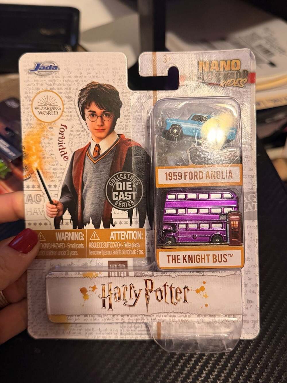 NEW Jada 31719 Harry Potter 2-Pack Nano Hollywood Rides Die-Cast Vehicles Movie